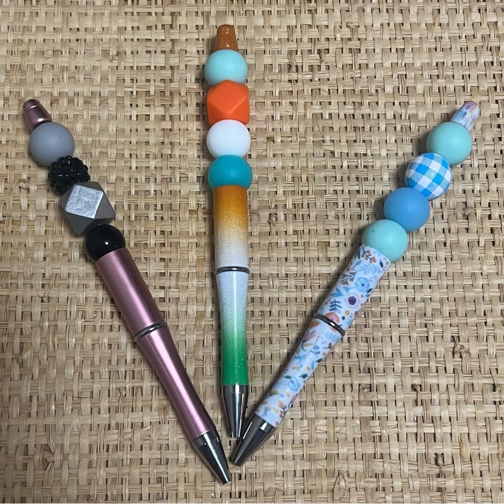 3 Beaded Pens for $15